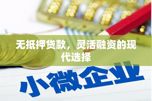 城固无抵押贷款，灵活融资的现代选择