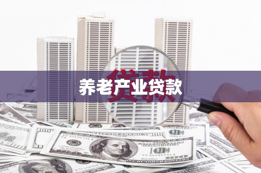 城固养老产业贷款