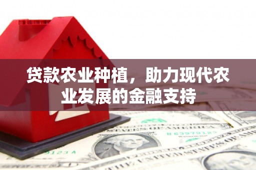 城固贷款农业种植，助力现代农业发展的金融支持